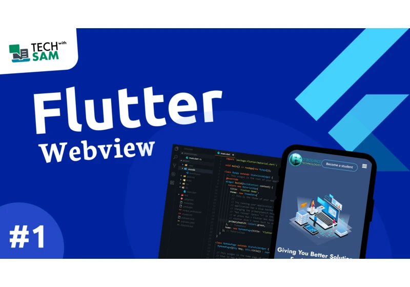 FLUTTER WEBVIEW TUTORIAL #1 - Convert a website into a mobile app.