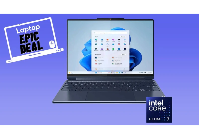 Laptop Mag's beloved Lenovo Yoga 9i with Intel Core Ultra 7 just dropped $450
