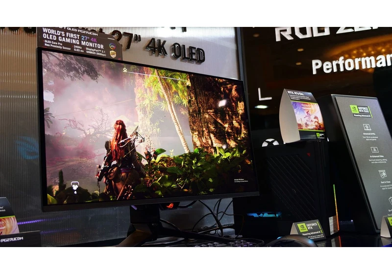 The Best Gaming Monitor of CES 2025: The Asus ROG Swift OLED PG27UCDM