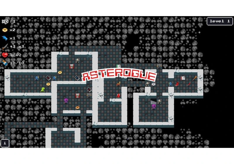 Show HN: Asterogue, my sci-fi roguelike, is now playable on the web