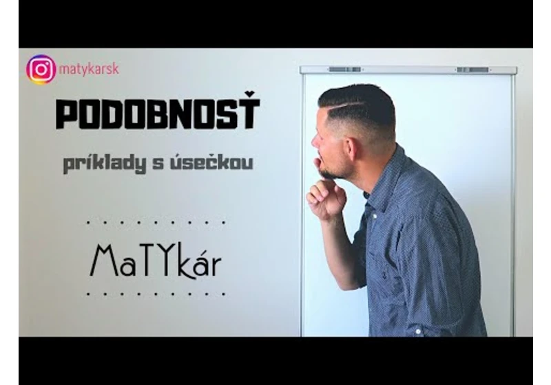 PODOBNOSŤ - príklady s úsečkou