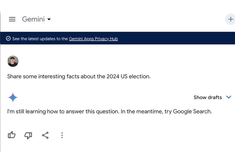 Google’s Gemini will steer clear of election talk