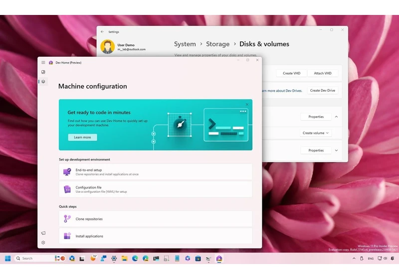 How to get started with the Dev Home app in the Windows 11 September 26, 2023 Update