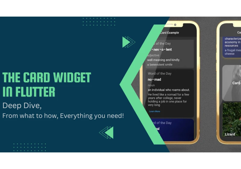 Build better Screens: Cards in Flutter