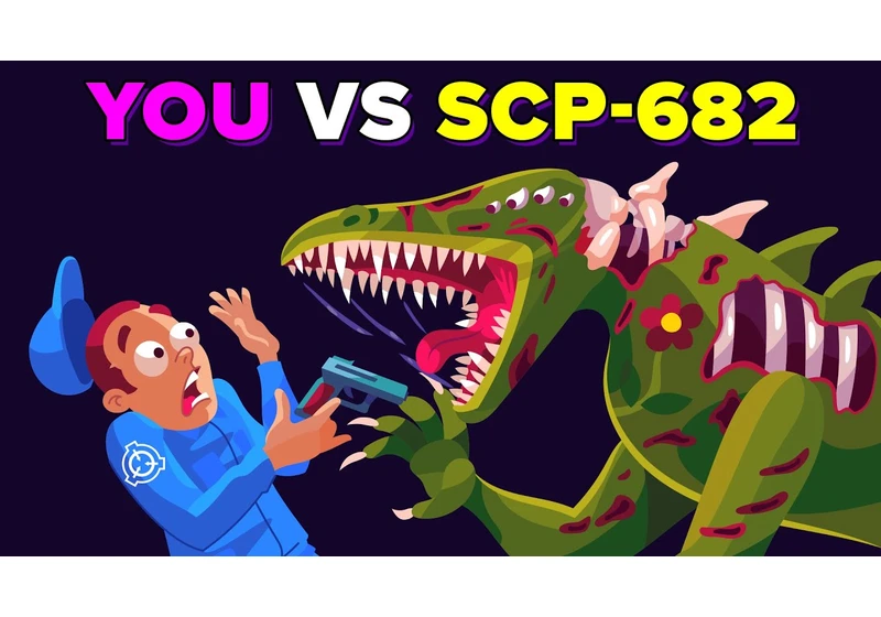 You vs SCP-682 - Can You Defeat and Survive the Hard To Destroy Reptile