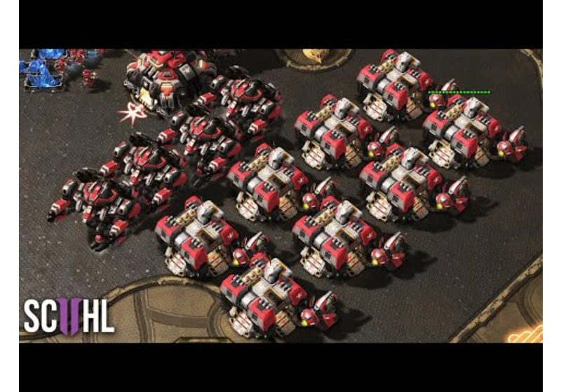 Kelazhur's Mass Mech Strategy vs. Scarlett - Starcraft 2