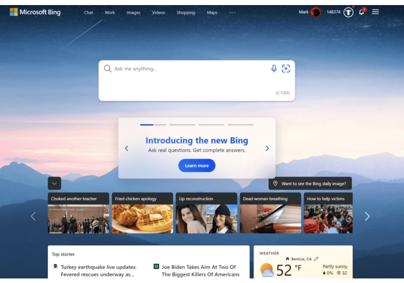 Hands-on: Microsoft’s new AI-powered Bing can write essays and plan vacations
