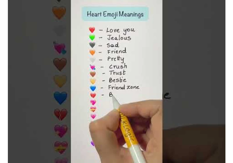Heart Emoji Meanings
