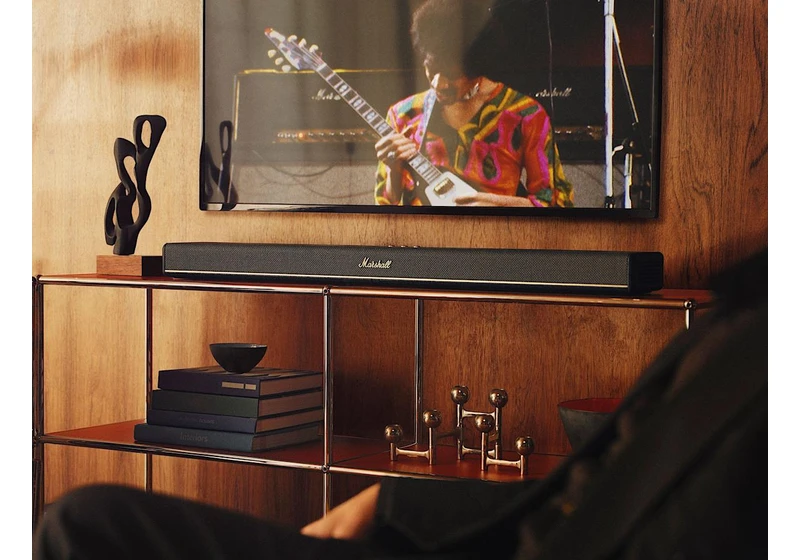 The first Marshall soundbar is the $1,000 Heston 120 with Dolby Atmos