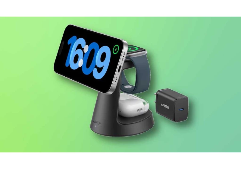 This 3-in-1 wireless charger is also a magnetic phone stand, now 30% off