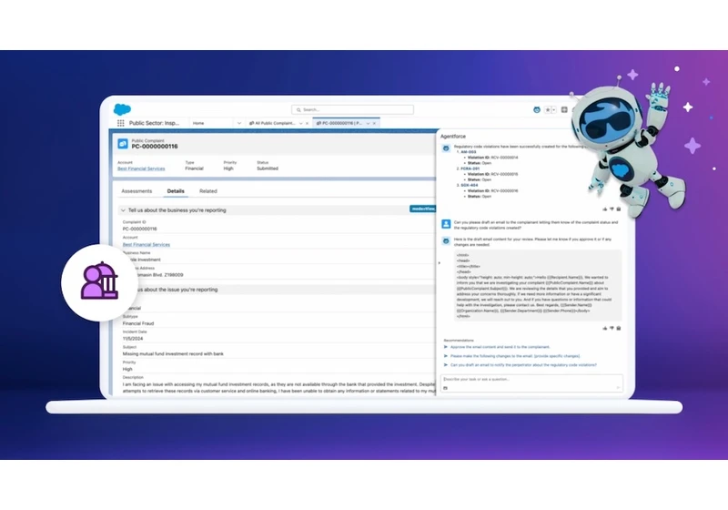 Salesforce's news Agentforce for public sector launch means you could soon be talking tax, benefits and more with an AI agent