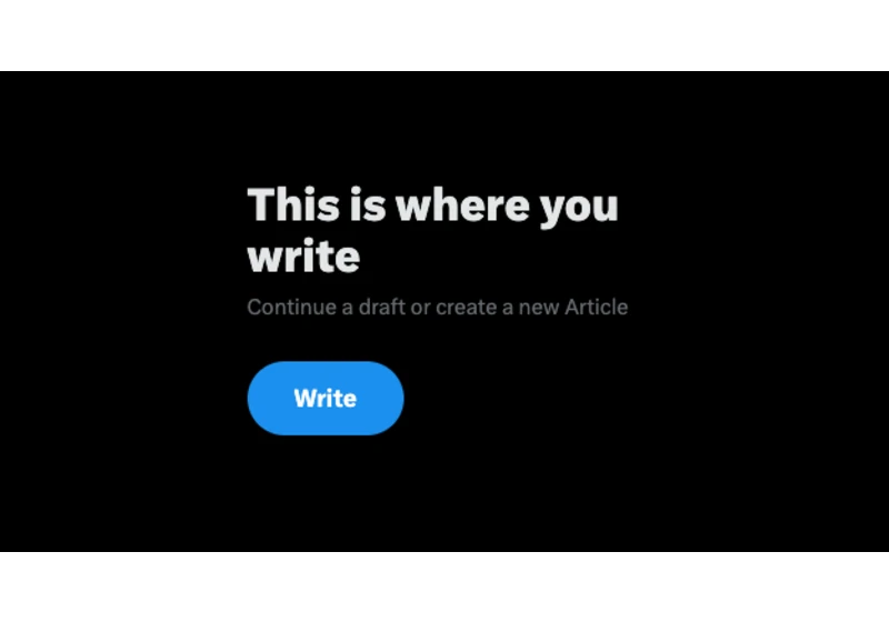 You can write long-form articles on X if you pay for Premium+