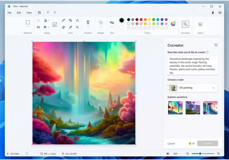 Microsoft Paint, supercharged: How to use new AI and Photoshop-like features