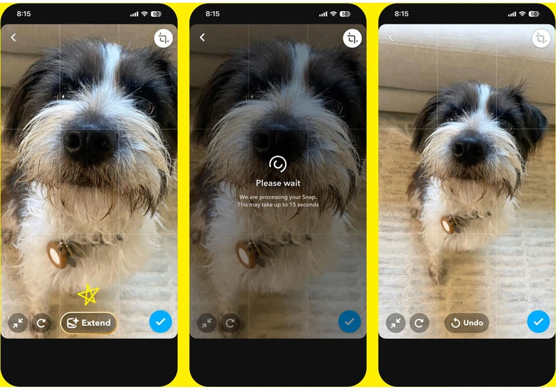Snapchat+ subscribers can now use AI to generate or extend images within the app