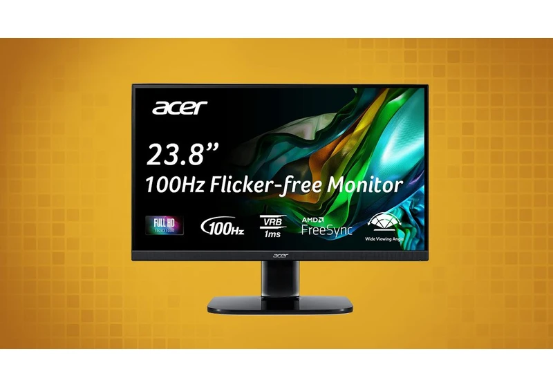  Snag a 24-Inch FHD Acer Gaming Monitor for Only $89 