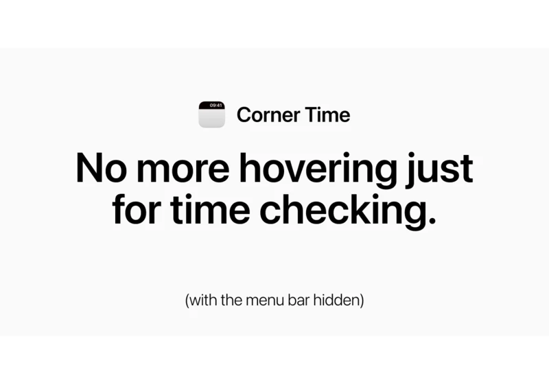 Show HN: A macOS clock that stays visible when coding or binging in fullscreen