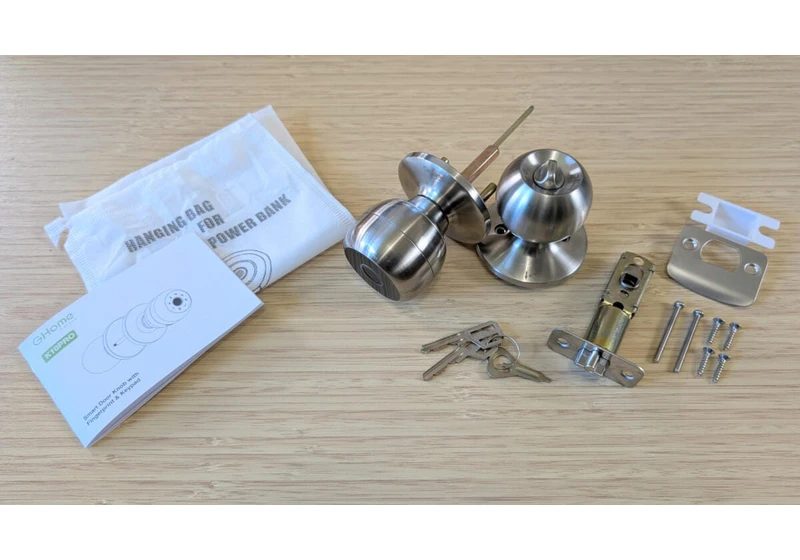 GHome K10PRO Smart Fingerprint Doorknob Review: Unique But Awkward