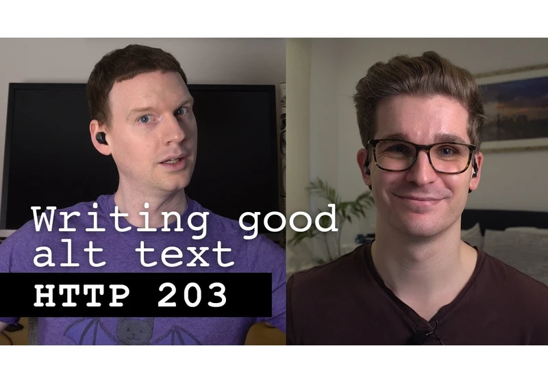 Writing Good Alt Text - HTTP 203