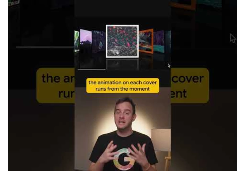 Recreate Cover Flow using only CSS thanks to Scroll-Driven Animations