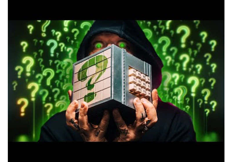 The RIDDLER Made a Puzzle Box!