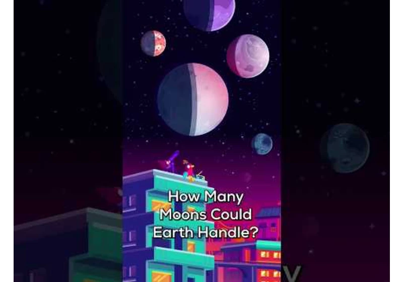 How Many Moons Could Earth Handle? #kurzgesagt #shorts