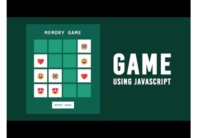 How to Create Memory Game in JavaScript