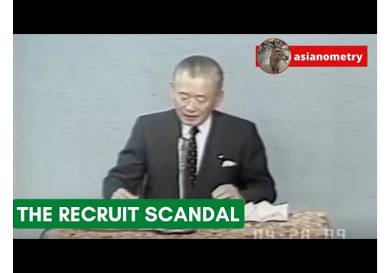 Japan's Worst Political Corruption Scandal