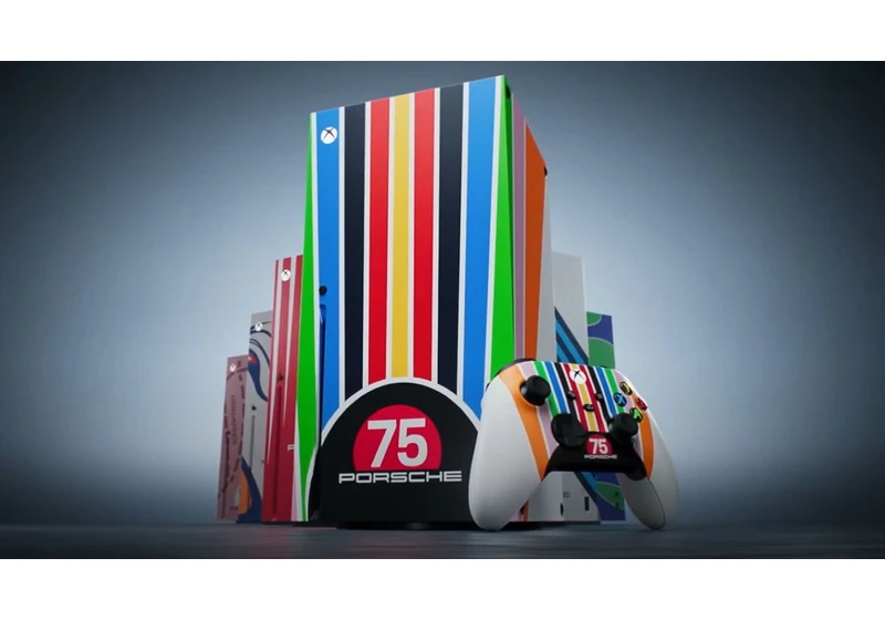 Porsche celebrates 75 years with an Xbox partnership for limited edition consoles