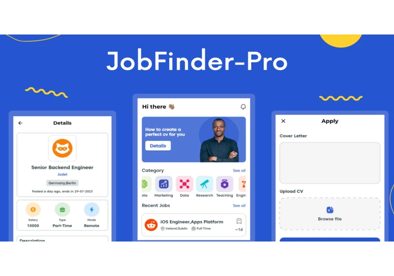 JobFinder-Pro: A Flutter App Built with Appwrite
