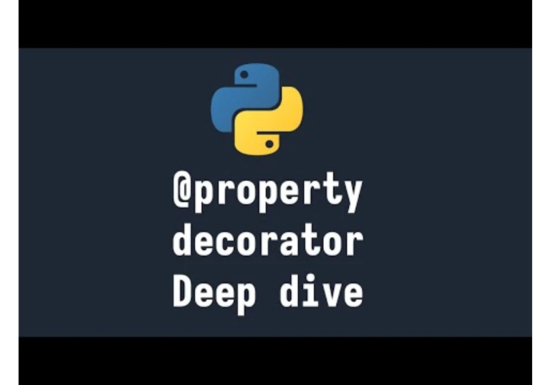 property decorator - deep dive | Python OOP | Part 6