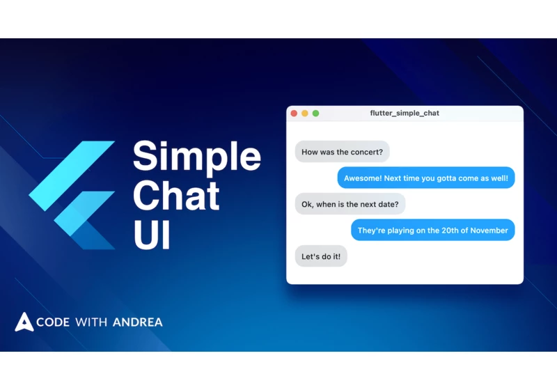 How to build a Chat Messaging UI in Flutter