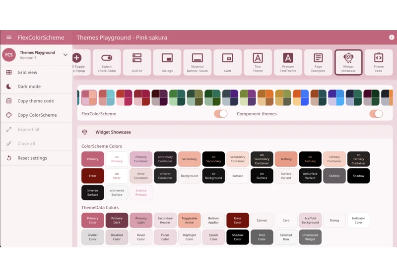 15 / 100 Days Of Flutter, Kate's edition — deep dive into ThemeData, a wonderland of state managers and LayoutBuilder