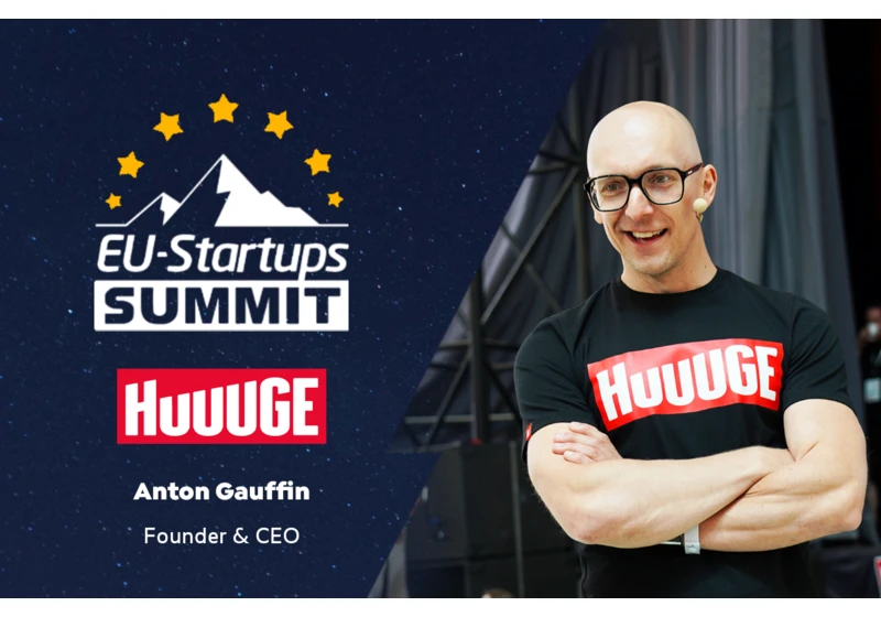Huuuge Games Founder & CEO Anton Gauffin will speak at this year’s EU-Startups Summit on May 12-13 in Barcelona!