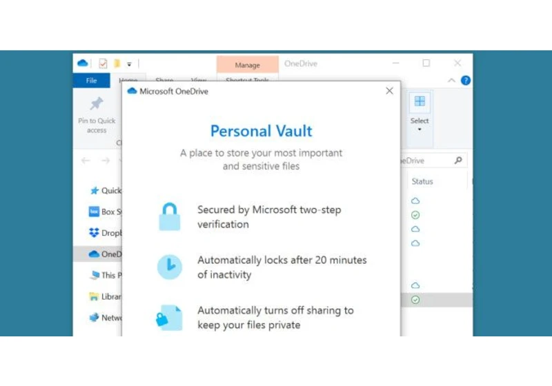 How to securely store files in OneDrive’s “Personal Vault”