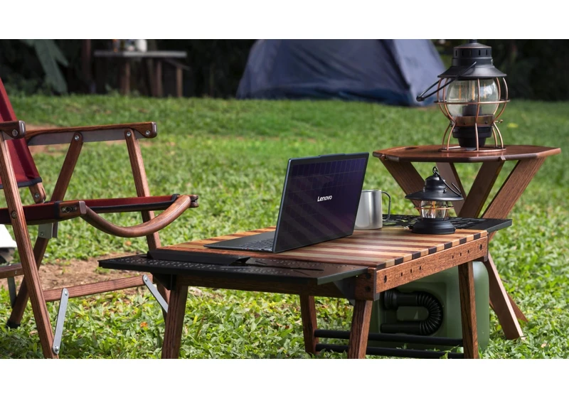 Lenovo Solar laptop concept could help you get outside more
