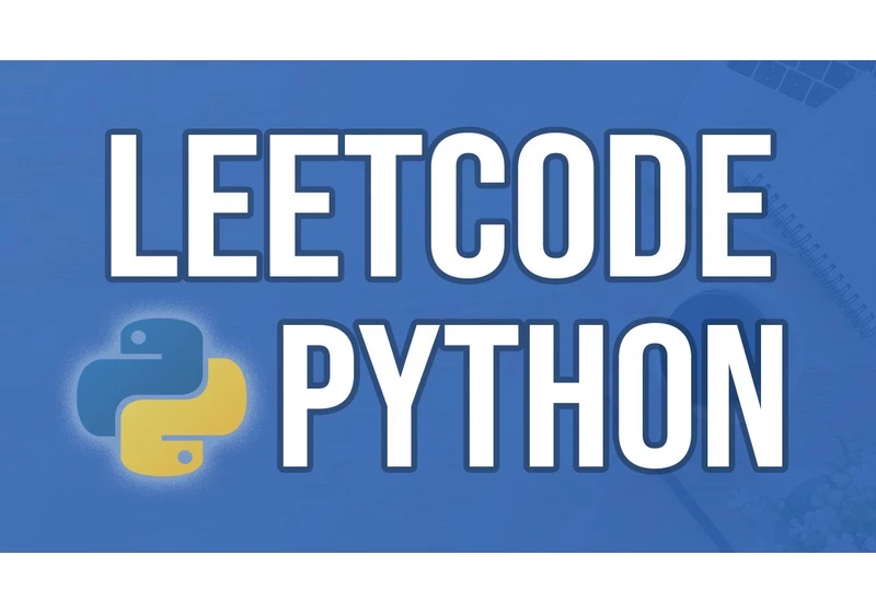 Solving Coding Interview Questions in Python on LeetCode (easy & medium problems)