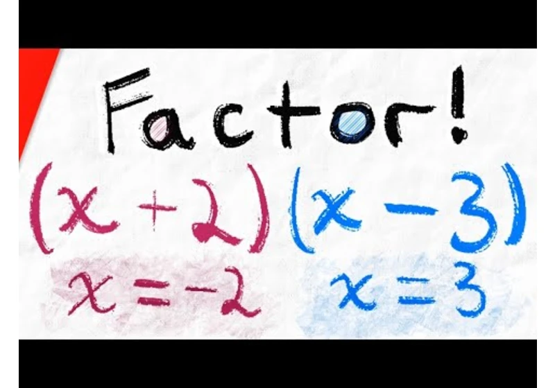 Factoring to Solve Quadratic Equations | Algebra 1