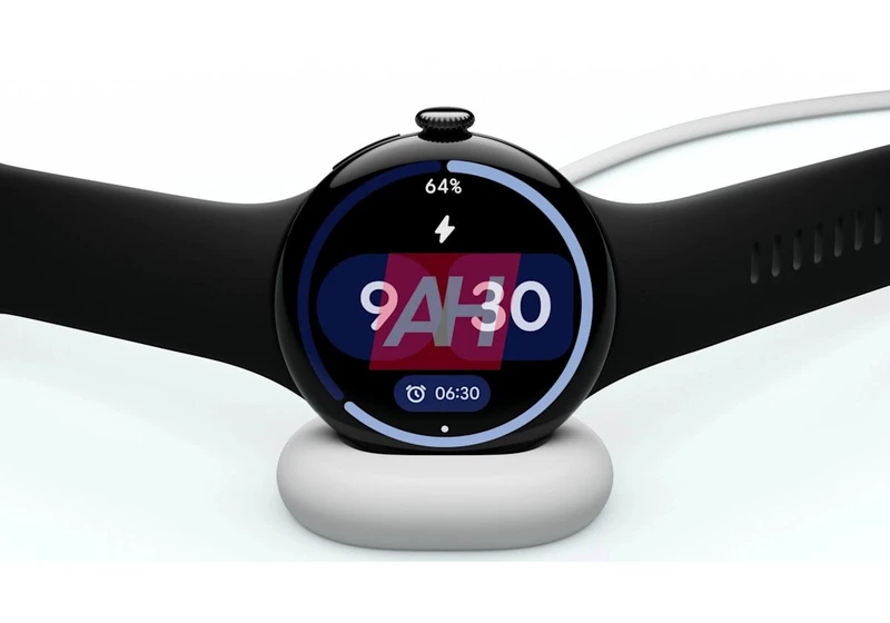 The Pixel Watch 4 might charge via a wireless charging stand