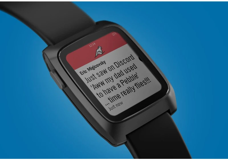 Here's the final design of the Pebble Time 2 e-paper smartwatch