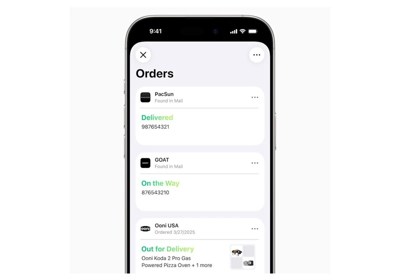 Apple Wallet's iOS 26 update scans your emails for package delivery tracking