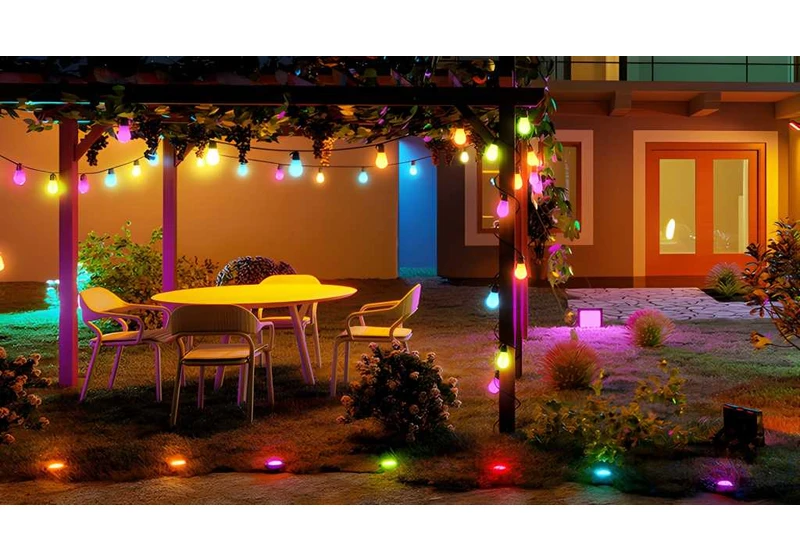 These outdoor RGB string lights are perfect for summer and now 30% off