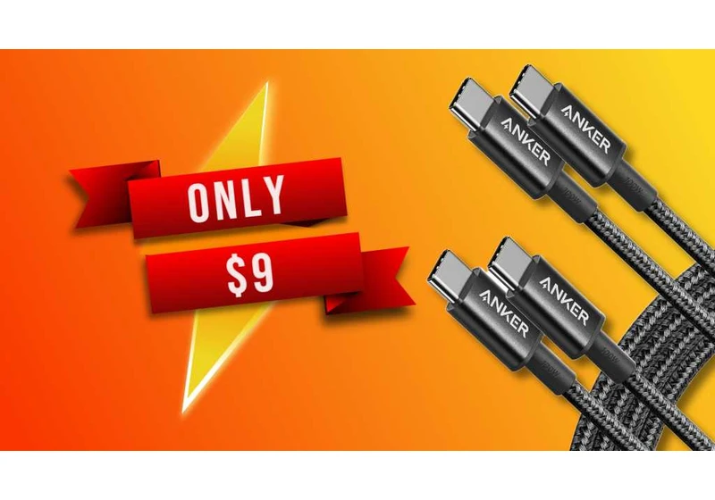 Two high-speed Anker USB-C cables for $9 is a true Prime Day steal