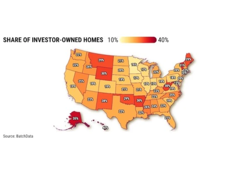 19% of California houses are owned by investors