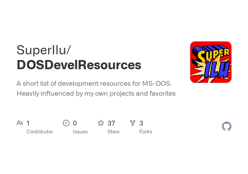 MS-DOS development resources