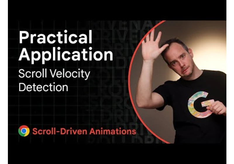 Scroll Velocity Detection | Unleash the power of Scroll-Driven Animations (9/10)