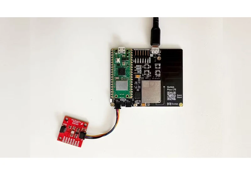  Raspberry Pi Pico Air Quality Monitor Integrates Telegram 