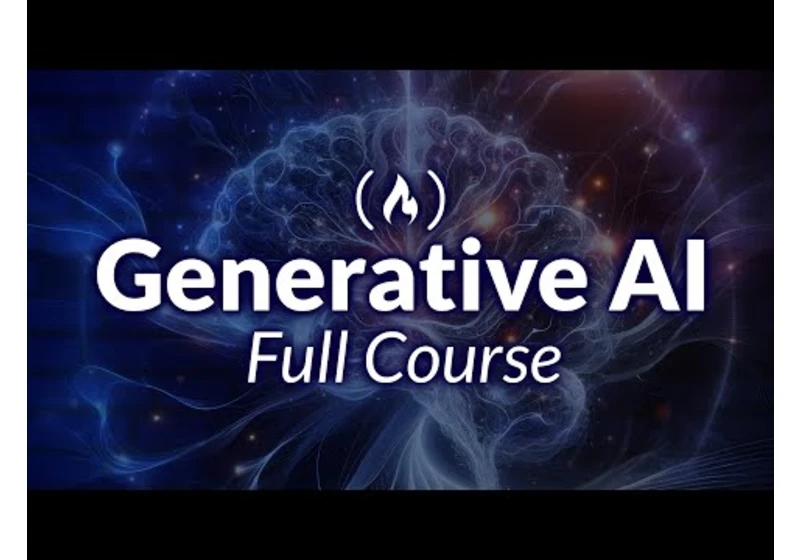 Generative AI Full Course – Gemini Pro, OpenAI, Llama, Langchain, Pinecone, Vector Databases & More