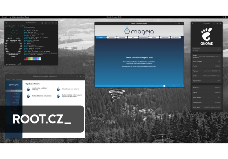 Mageia 9 je po všech stránkách lepší a stále i s 32bitovou verzí
