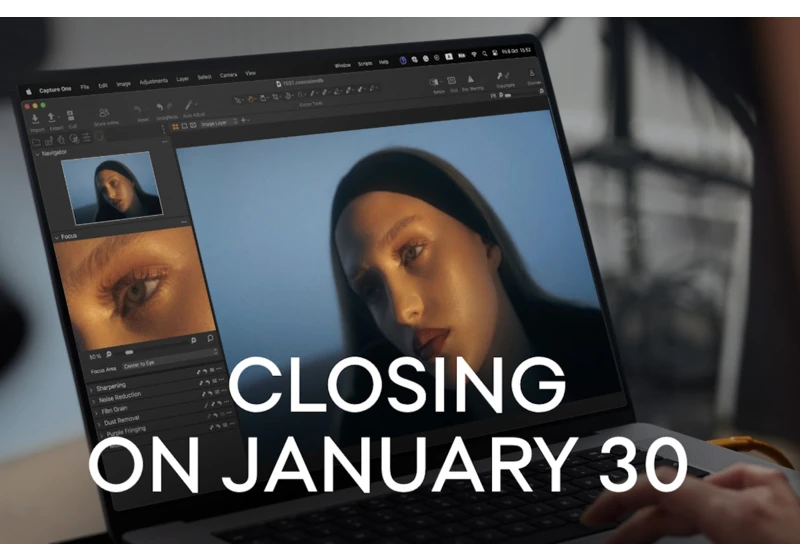 Capture One is axing the free tier of its photo-editing software on January 30