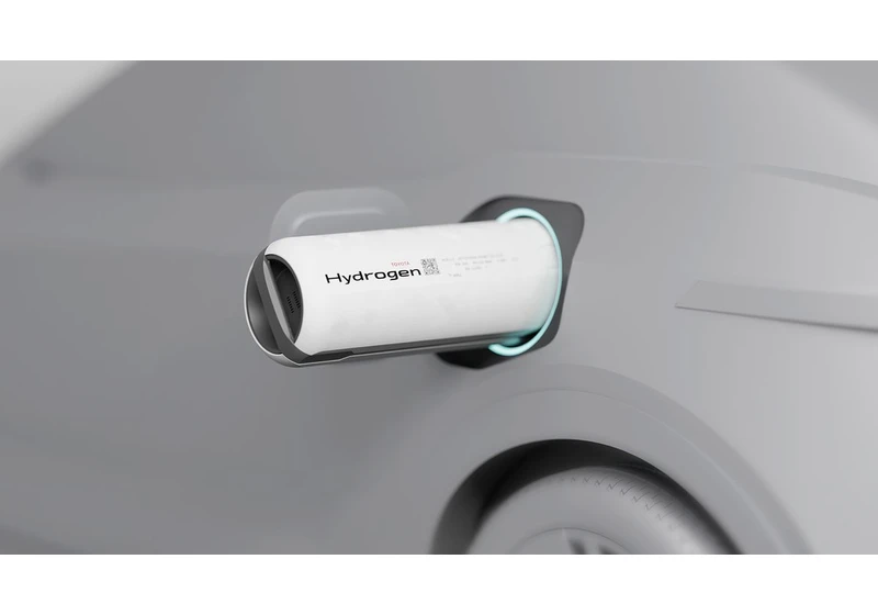 Toyota's portable hydrogen cartridges look like giant AA batteries – and could spell the end of lengthy EV charging